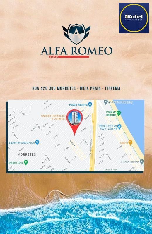 Apartamento 2 quartos à venda, 67m², Meia Praia - Itapema
